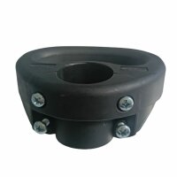 Uchwyt manewrowy do koła podporowego FI 48 mm &ndash; czarny, tworzywo sztuczne