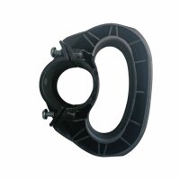 Uchwyt manewrowy do koła podporowego FI 48 mm &ndash; czarny, tworzywo sztuczne