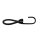 Końc&oacute;wka linki elastycznej z hakiem spiralnym, 6 mm, 130 mm, czarna