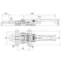 Zamknięcie mimośrodowe z zabezpieczeniem 6043
