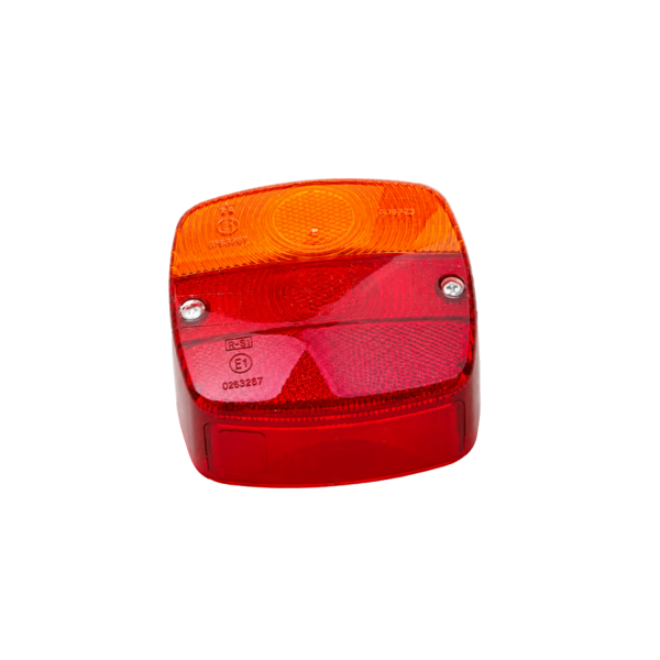 Klosz lampy GEKA E123 lewy/prawy 120 × 120 mm, bez oświetlenia tablicy rejestracyjnej, lewy i prawy