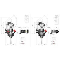 CHAPEL - Pompa hydrauliczna ręczna jednostronnego działania; 8cm3, fi 12mm P12SV1