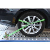 Pas transportowy z napinaczem grzechotkowym &ndash; 1000 daN &ndash; 3 m &ndash; zielony