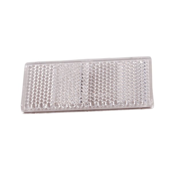 ASP&Ouml;CK - odblask biały 90 x 40 mm z folią samoprzylepną | 15-5430-017