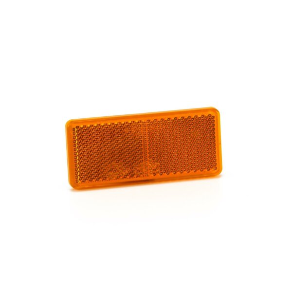Odblask pomarańczowy ASP&Ouml;CK 90 x 40 mm z folią samoprzylepną