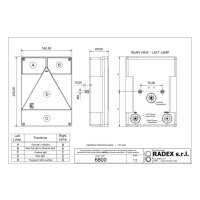RADEX 6800 - Lampa tylna prawa