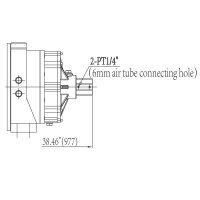 NOVAWINCH - Wyciągarka hydrauliczna HEN 30000 lbs, uciąg 13608 kg