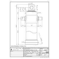 Hydrauliczny siłownik teleskopowy skok 875 mm 25/34/40, 8 ton, 180 bar