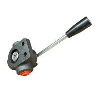 Rozdzielacz obrotowy 3-drożny - Hydrauliczny zaw&oacute;r kulowy, typ 3/2, 3/8&quot; 500 bar
