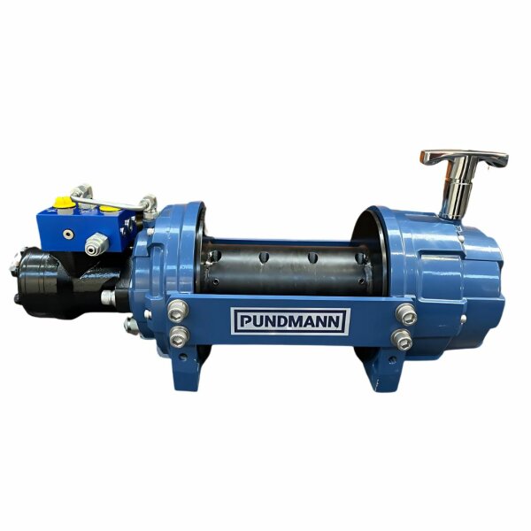 PUNDMANN - 44.5kN-PB-SM-H-EN1, 4540 kg, standardowy bęben, wyciągarka hydrauliczna