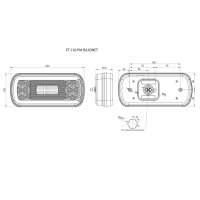 Lampa tylna - FRISTOM FT-130 LED lewa / prawa