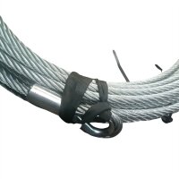 Lina stalowa do wyciągarek Fi 10 mm, 25 m, K