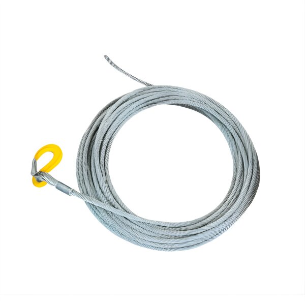 Lina stalowa do wyciągarek Fi 11 mm, 24 m, KH