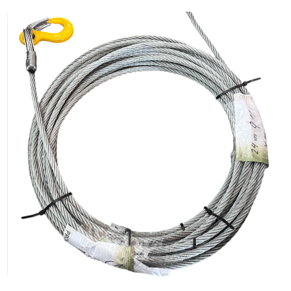 Lina stalowa do wyciągarek Fi 11 mm, 24 m, KH