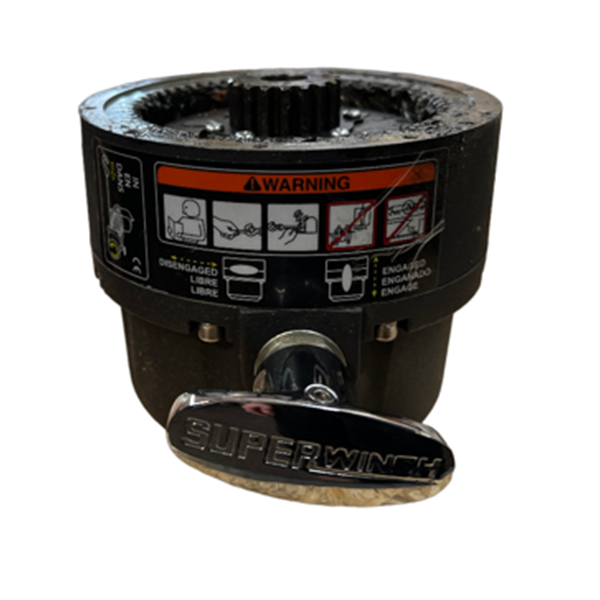 Przekładnia w obudowie z dźwignią zwalniacza liny do wyciagarek Pundmann 35 - 51kN, 9500-11500, TSI