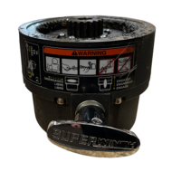 Przekładnia w obudowie z dźwignią zwalniacza liny do...