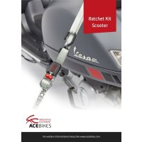 ACEBIKES - Ratchet Kit Scooter z 4 pasami zaciskowymi