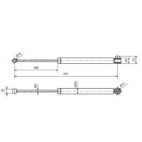 Amortyzator najazdowy do AL-KO 60 S | STABILUS