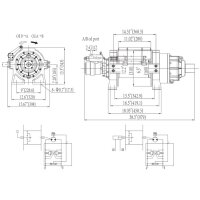 NOVAWINCH - Wyciągarka hydrauliczna HEN 20000 lbs, uciąg 9072kg