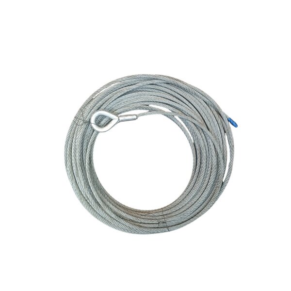 Lina stalowa do wyciągarek FI 12 mm, 45 m, K, WS 6x36 1960 MPa siła zrywająca 9,3 T