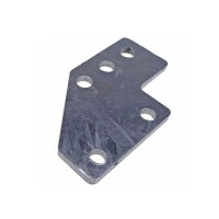 Uchwyt amortyzatora osi 75 x 120 x 6 mm do HUMBAUR typ HTK