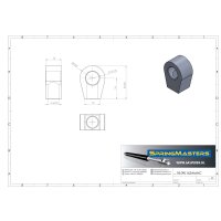 Oczko M10, FI 10,1 mm, długość 16 mm