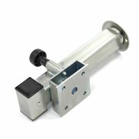 Noga podporowa 60 x 415 mm, skok 240 mm, dopuszczalny nacisk 1350 kg,  połączenie kołnierzowe, z trzpieniem sześciokątnym 19 mm