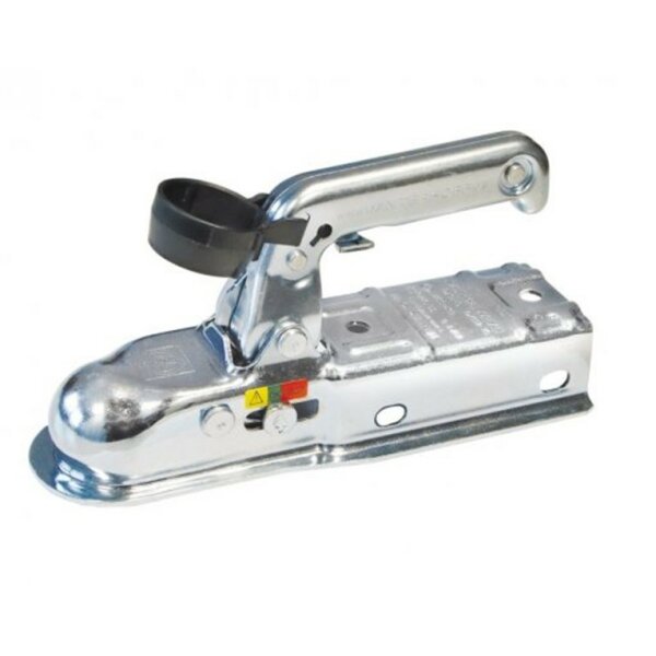 WINTERHOFF - Zaczep kulowy WW 8-G+SB+HAL, 800 kg, kwadrat 60 mm, otwory 11 mm, z uchwytem na wtyczkę