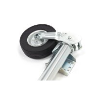 Koło podporowe FI 60 mm, automatycznie składane, dopuszczalny nacisk 350 kg