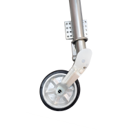 Koło podporowe FI 60 mm automatycznie/uchylne, płaskie mocowanie, dopuszczalny nacisk 250 kg