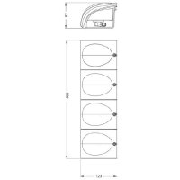 Modułowy system lamp tylnych JOKON 810 Lampa światła...