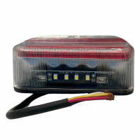Lampa tylna LED DAFA 100x100 mm &ndash; 12V &ndash; 5-funkcyjna &ndash; E4