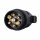 Wtyczka 7-pin plastikowa z gumą 12V E1320