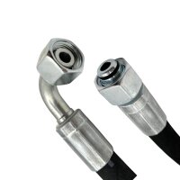 Przewód hydrauliczny FI 10 mm 2 x M18 x1,5 dł. 1800 mm, jedna końcówka kąt 90 stopni