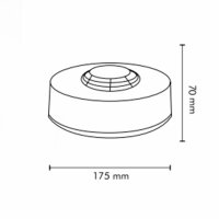 KAMAR lampa błyskowa LED UFO II R65 ALR0029 z magnesem 12V/24V