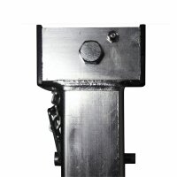 Noga podporowa obrotowa, kwadrat 60 x 535 mm dopuszczalny nacisk 1350 kg