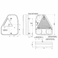 Lampa tylna zespolona prawa HORPOL LZD 778 12/24V