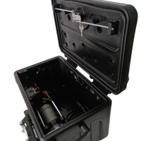 PUNDMANN - 20 kN-PR-SM-12V-CE BOX, 2043 kg, lina stalowa 17 m x 5,4 mm, standardowy bęben, wyciągarka w skrzynce, portable winch