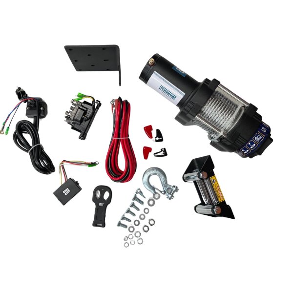 PUNDMANN - 22.2 kN-PR-SM-12V-CE 2263 kg, lina stalowa 12,6 m x 6,3 mm, standardowy bęben, wyciągarka