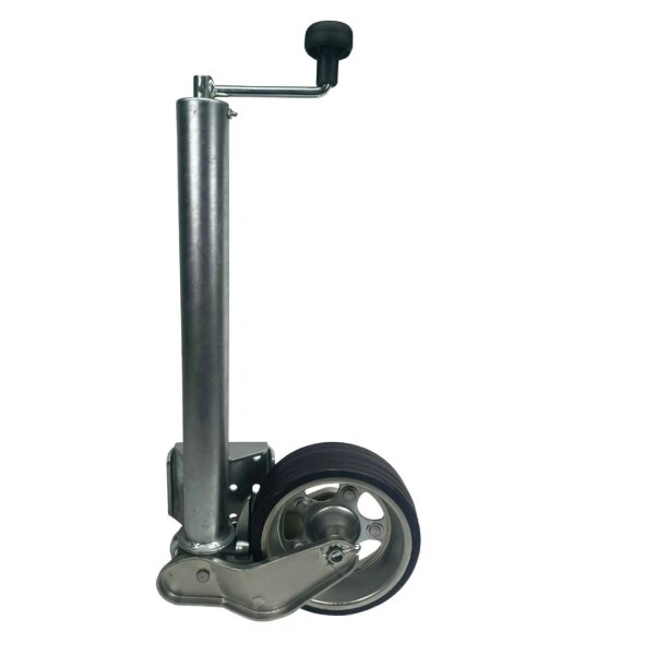 Koło podporowe automatyczne 230x80 mm, długość 560 mm, 500 kg, z płytą montażową