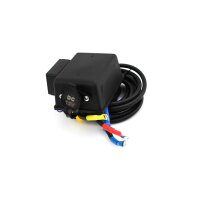 Zestaw: przekaźnik 12 V z obudową, gniazdem pilota, pilotem, odbiornikiem pilota bezprzewodowego  i wiązką przewodów "Control Box" do wyciagąrek Pundmann 22.2 kN