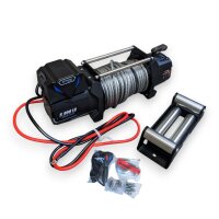 X - POWER -  8000 lbs,  12 V, Lina stalowa  10 mm x  25m,...
