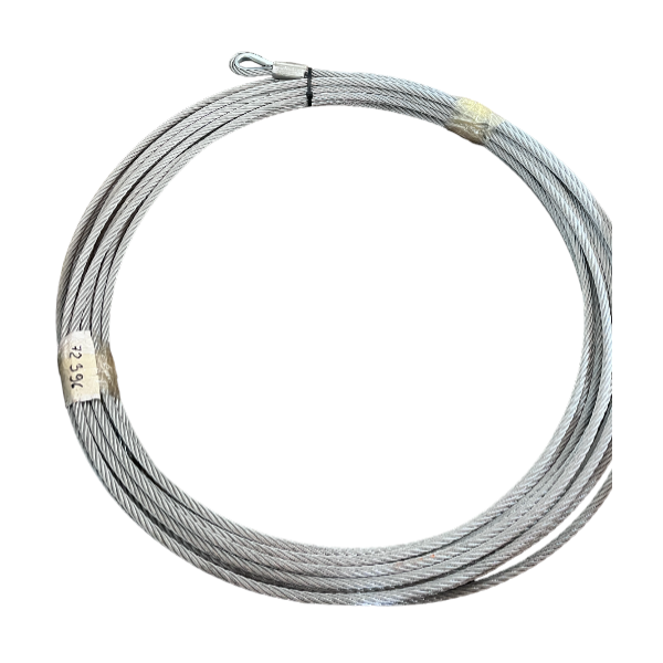 Lina stalowa do wyciągarek FI 9.5 mm, 29 m, K