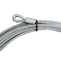 Lina stalowa do wyciągarek FI 9.5 mm, 29 m, K