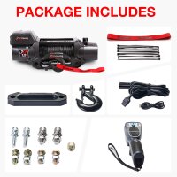 X-POWER wyciągarka 12000 lbs, lina syntetyczna, nowa generacja