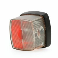 Lampa obrysowa RADEX 901 czerwono/biała