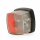 Lampa obrysowa RADEX 901 czerwono/biała