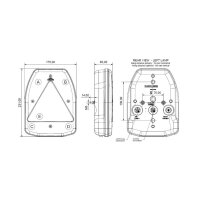 Lampa tylna lewa RADEX 6900