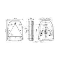 Lampa tylna lewa RADEX 6900