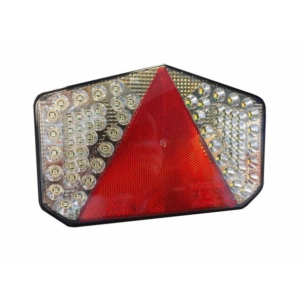 Lampa tylna LED RADEX 7600 lewa, 222 x 148 mm